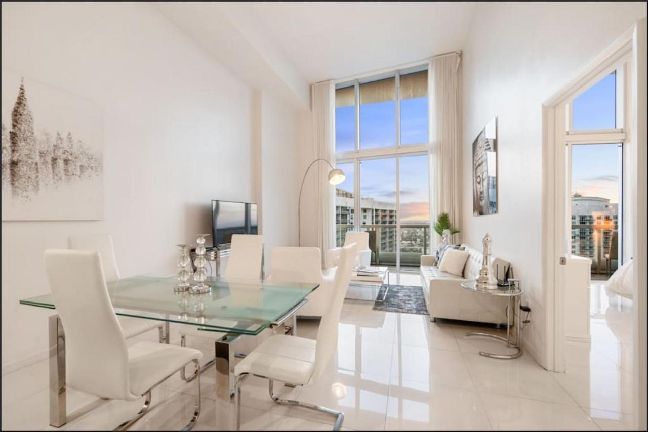 Beautiful One Bedroom Condo 16Ft Ceilings At The W Miami Exteriér fotografie